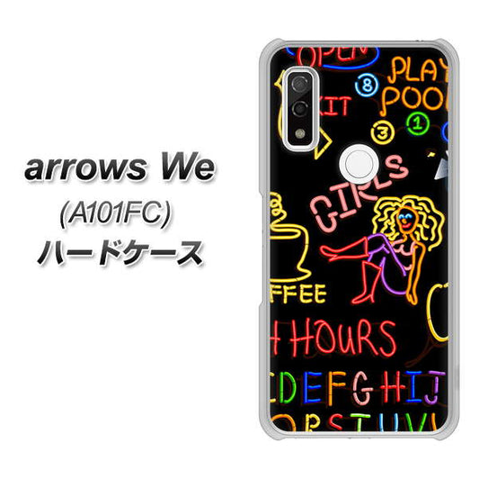 arrows We A101FC 284 カジノ ハードケース 背面印刷