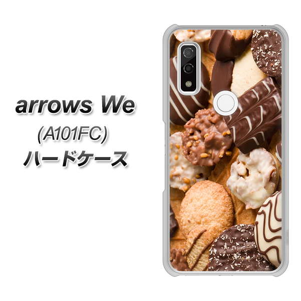 arrows We A101FC 高画質仕上げ 背面印刷 ハードケース【442 クッキー mix】