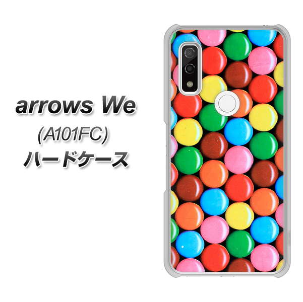 arrows We A101FC 高画質仕上げ 背面印刷 ハードケース【448 マーブルチョコ】