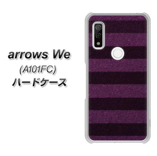 arrows We A101FC 533 極太ボーダーPR&NV ハードケース 背面印刷