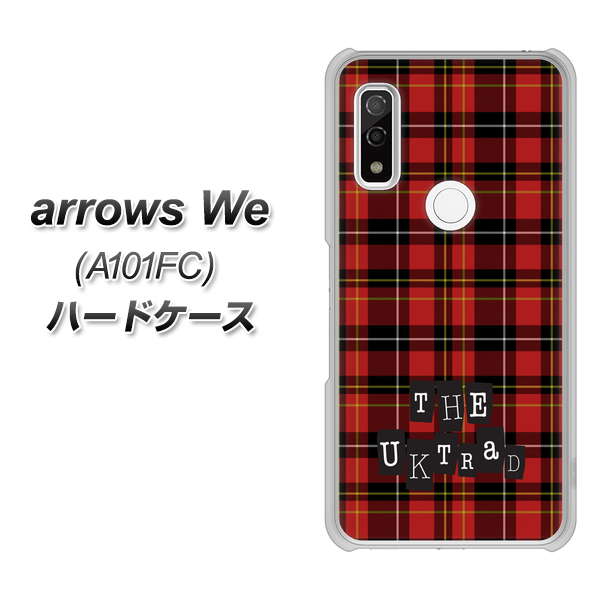 arrows We A101FC 高画質仕上げ 背面印刷 ハードケース【547 THEチェック】