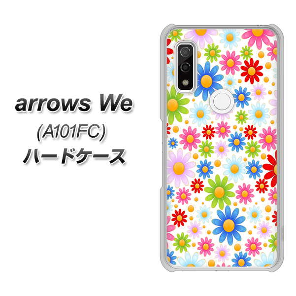 arrows We A101FC 高画質仕上げ 背面印刷 ハードケース【606 マーガレット】