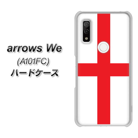 arrows We A101FC 677 イングランド ハードケース 背面印刷