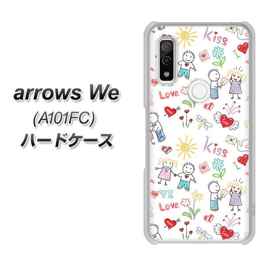 arrows We A101FC 710 カップル ハードケース 背面印刷