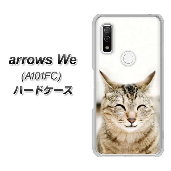 arrows We A101FC 高画質仕上げ 背面印刷 ハードケース【VA801 笑福ねこ】