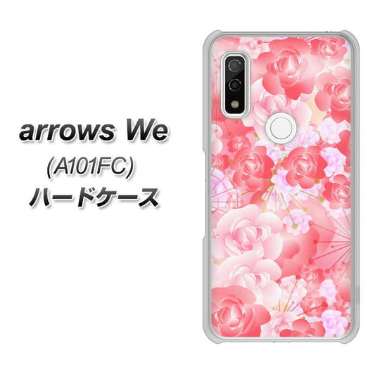 arrows We A101FC VA817 はんなり色の華 ハードケース 背面印刷
