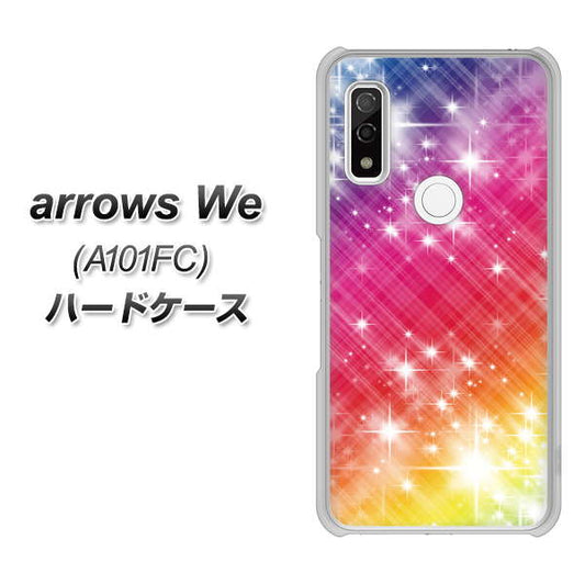 arrows We A101FC VA872 レインボーフレーム ハードケース 背面印刷