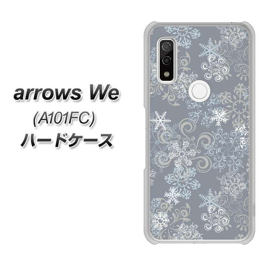 arrows We A101FC XA801 雪の結晶 ハードケース 背面印刷