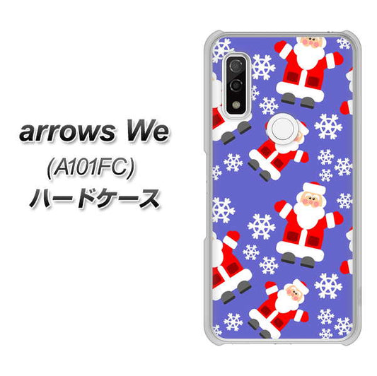 arrows We A101FC XA804 Welcomeサンタさん ハードケース 背面印刷