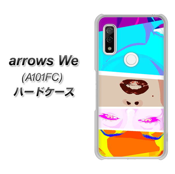 arrows We A101FC 高画質仕上げ 背面印刷 ハードケース【YJ211 マリリンモンローデザイン(D)】