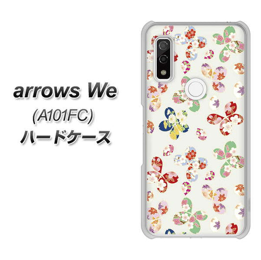 arrows We A101FC YJ326 和柄 模様 ハードケース 背面印刷
