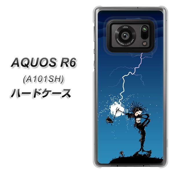アクオスR6 A101SH 高画質仕上げ 背面印刷 ハードケース【417 ゴルファーの苦難】
