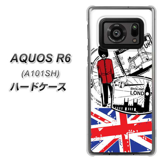 アクオスR6 A101SH 高画質仕上げ 背面印刷 ハードケース【574 LONDON】