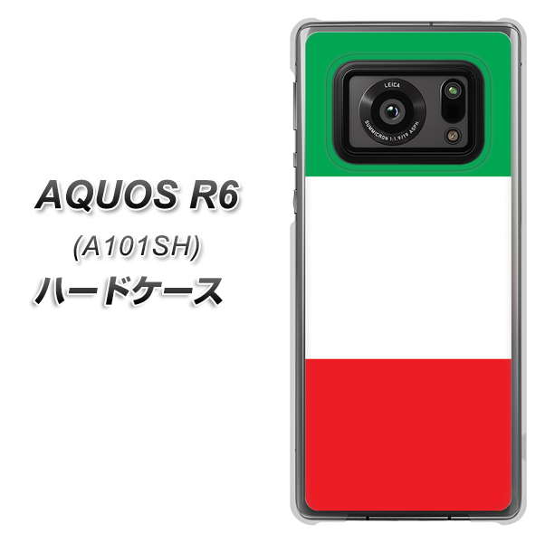 アクオスR6 A101SH 高画質仕上げ 背面印刷 ハードケース【676 イタリア】