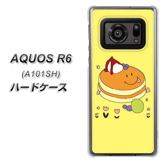 アクオスR6 A101SH 高画質仕上げ 背面印刷 ハードケース【MA901 パンケーキ】