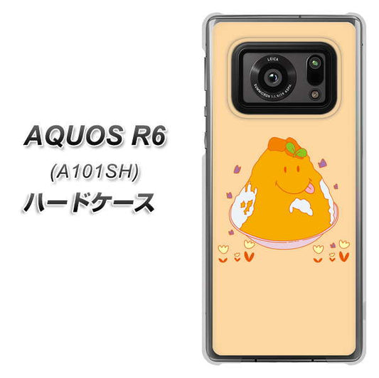 アクオスR6 A101SH 高画質仕上げ 背面印刷 ハードケース【MA904 台湾風かき氷】