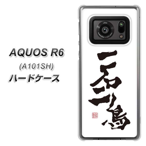 アクオスR6 A101SH 高画質仕上げ 背面印刷 ハードケース【OE844 一石二鳥】