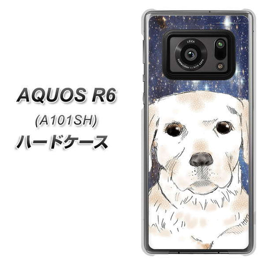 アクオスR6 A101SH 高画質仕上げ 背面印刷 ハードケース【YD820 ラブラドールレトリバー01】