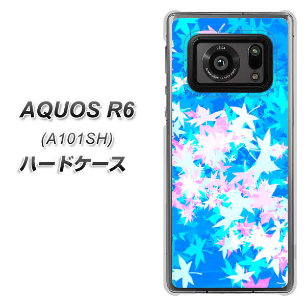 アクオスR6 A101SH 高画質仕上げ 背面印刷 ハードケース【YJ290 デザインもみじ】