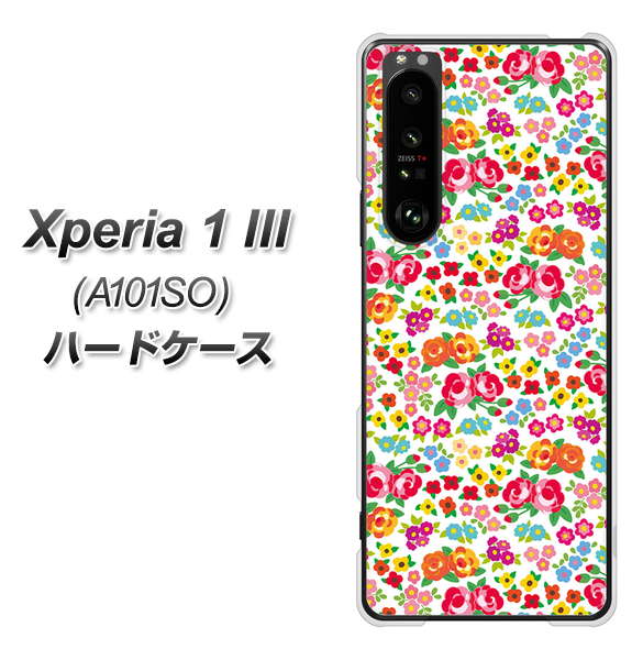 SoftBank エクスペリア1 III A101SO 高画質仕上げ 背面印刷 ハードケース【777 マイクロリバティプリントWH】