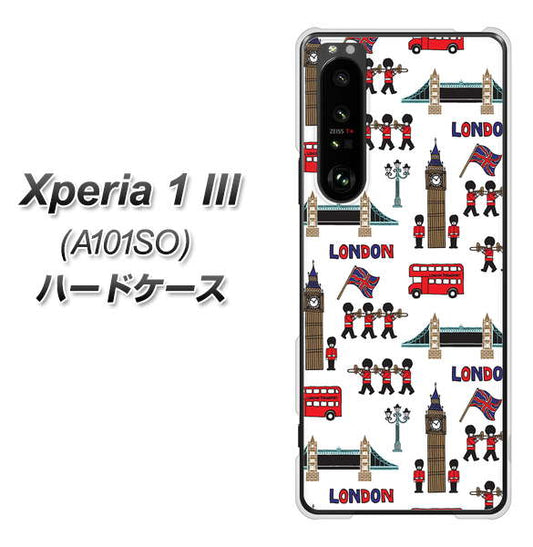 SoftBank エクスペリア1 III A101SO 高画質仕上げ 背面印刷 ハードケース【EK811 ロンドンの街】