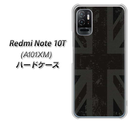 Redmi Note 10T A101XM SoftBank 高画質仕上げ 背面印刷 ハードケース【505 ユニオンジャック ダーク】
