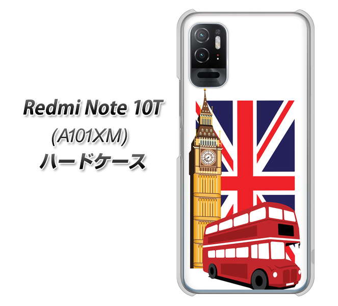 Redmi Note 10T A101XM SoftBank 高画質仕上げ 背面印刷 ハードケース【573 イギリス】