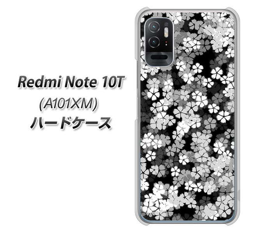 Redmi Note 10T A101XM SoftBank 高画質仕上げ 背面印刷 ハードケース【1332 夜桜】