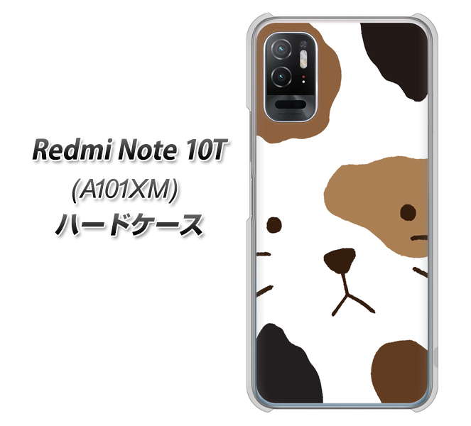 Redmi Note 10T A101XM SoftBank 高画質仕上げ 背面印刷 ハードケース【IA801 みけ】