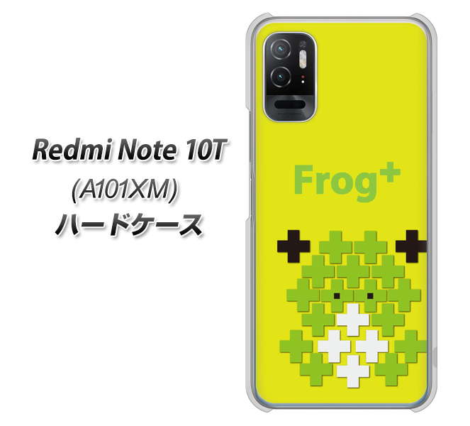 Redmi Note 10T A101XM SoftBank 高画質仕上げ 背面印刷 ハードケース【IA806 Frog+】