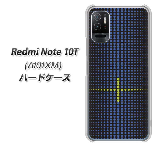 Redmi Note 10T A101XM SoftBank 高画質仕上げ 背面印刷 ハードケース【IB907 グラデーションドット】