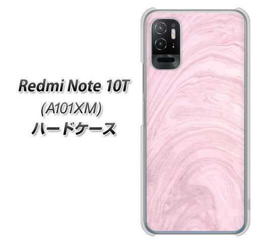 Redmi Note 10T A101XM SoftBank 高画質仕上げ 背面印刷 ハードケース【KM873 大理石ラベンダー】