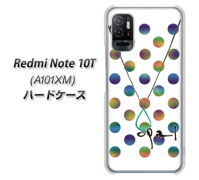 Redmi Note 10T A101XM SoftBank 高画質仕上げ 背面印刷 ハードケース【OE819 10月オパール】