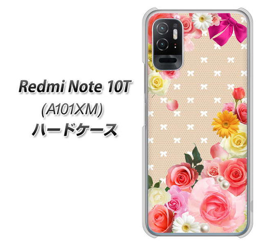 Redmi Note 10T A101XM SoftBank 高画質仕上げ 背面印刷 ハードケース【SC825 ロリータレース】