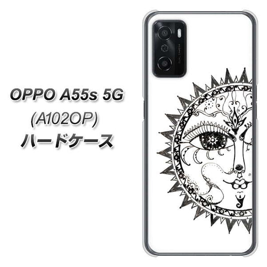 OPPO A55s 5G A102OP SoftBank 高画質仕上げ 背面印刷 ハードケース【207 太陽神】