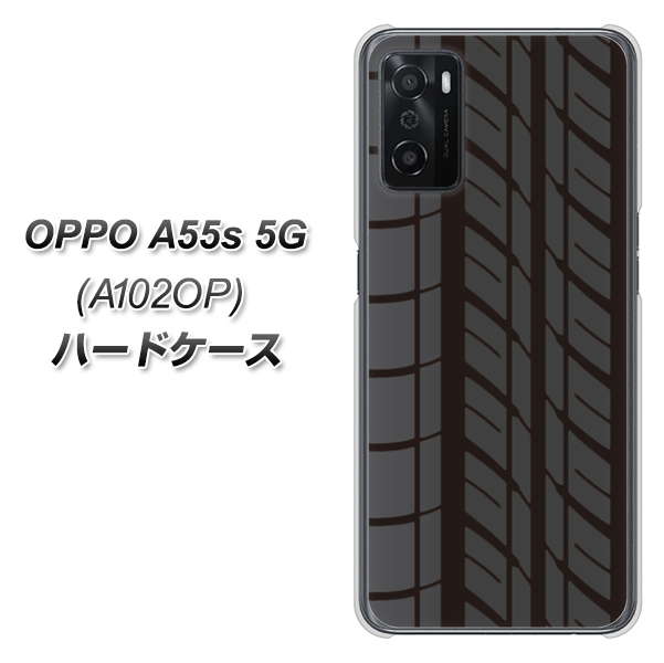 OPPO A55s 5G A102OP SoftBank 高画質仕上げ 背面印刷 ハードケース【IB931 タイヤ】