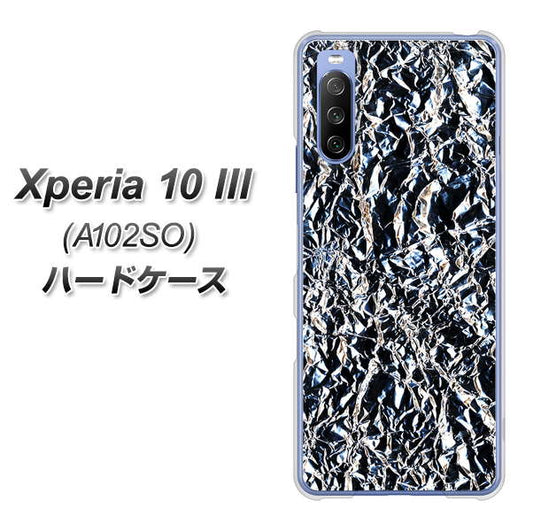 Y!mobile エクスペリア10 III A102SO 高画質仕上げ 背面印刷 ハードケース【EK835 スタイリッシュアルミシルバー】