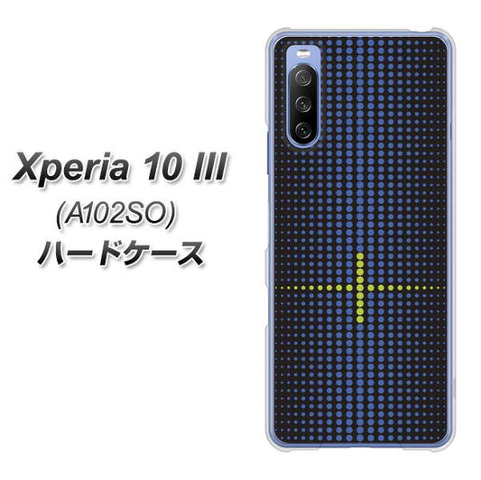 Y!mobile エクスペリア10 III A102SO 高画質仕上げ 背面印刷 ハードケース【IB907 グラデーションドット】