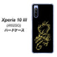Y!mobile エクスペリア10 III A102SO 高画質仕上げ 背面印刷 ハードケース【VA831 闇と龍】