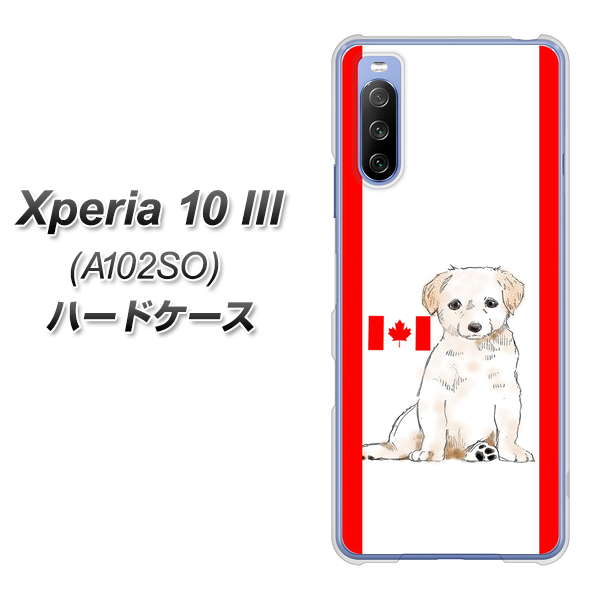 Y!mobile エクスペリア10 III A102SO 高画質仕上げ 背面印刷 ハードケース【YD824 ラブラドールレトリバー05】