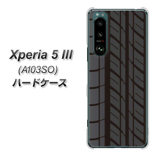Xperia 5 III A103SO SoftBank 高画質仕上げ 背面印刷 ハードケース【IB931 タイヤ】