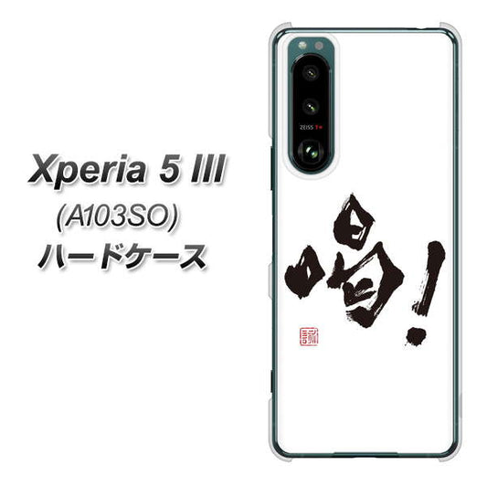 Xperia 5 III A103SO SoftBank 高画質仕上げ 背面印刷 ハードケース【OE845 喝！】
