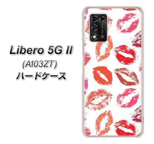 Libero 5G II A103ZT Y!mobile 高画質仕上げ 背面印刷 ハードケース【734 キスkissキス】