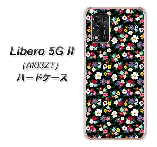 Libero 5G II A103ZT Y!mobile 高画質仕上げ 背面印刷 ハードケース【778 マイクロリバティプリントBK】
