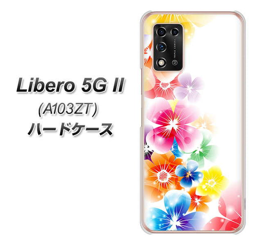 Libero 5G II A103ZT Y!mobile 高画質仕上げ 背面印刷 ハードケース【1209 光と花】