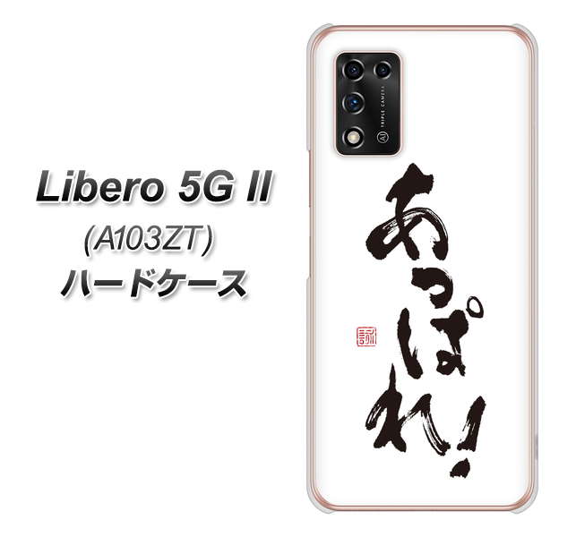 Libero 5G II A103ZT Y!mobile 高画質仕上げ 背面印刷 ハードケース【OE846 あっぱれ!】