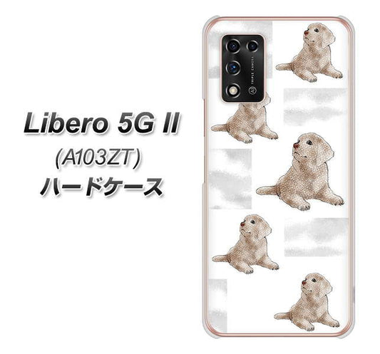 Libero 5G II A103ZT Y!mobile 高画質仕上げ 背面印刷 ハードケース【YD823 ラブラドールレトリバー04】