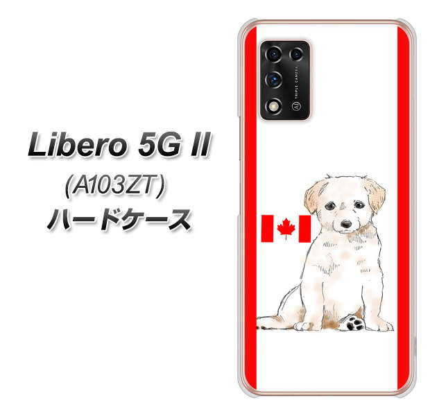 Libero 5G II A103ZT Y!mobile 高画質仕上げ 背面印刷 ハードケース【YD824 ラブラドールレトリバー05】