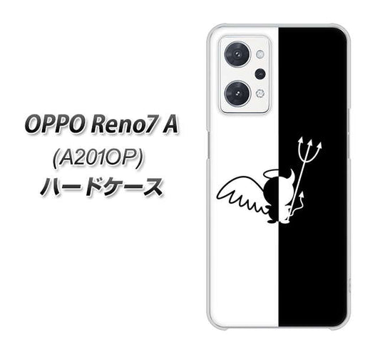 OPPO Reno7 A A201OP Y!mobile 高画質仕上げ 背面印刷 ハードケース【027 ハーフデビット】