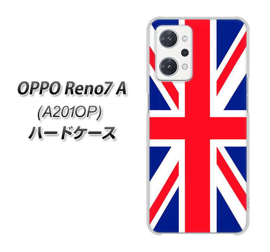 OPPO Reno7 A A201OP Y!mobile 高画質仕上げ 背面印刷 ハードケース【200 イギリス (ユニオン・ジャック)】